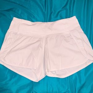 White lululemon speed ups